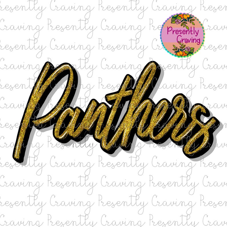 Panthers PNG | Bundle | Football Theme - Etsy