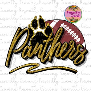 Panthers PNG | Bundle | Football Theme