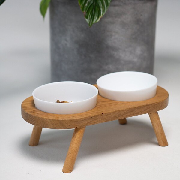 Elevated Cat Bowls Etsy