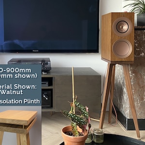 KEF R3 Speaker Stands With Isolation Plinths 140-900mm (Pair)