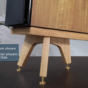 The Drunken Snipe Hardwood Speaker Stands (Pair) Tailored Speaker Stands to suit any Speaker