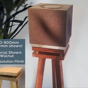 Naim Mu-so Qb2 Speaker Stands With Isolation Plinths 140-900mm (Single)