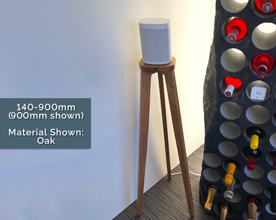 Sonos One Speaker Stands 140-900mm (PAIR) - Shaped Top Plate - Etsy