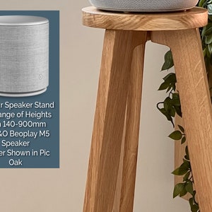 B&O Beoplay M5 Luidsprekerstandaards 140-900 mm (enkel) - Gevormde bovenplaat