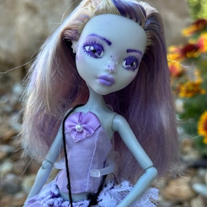 OOAK Custom purple Explorer Sprite Repainted Monster High Doll bjd barbie ever after fairy fantasy