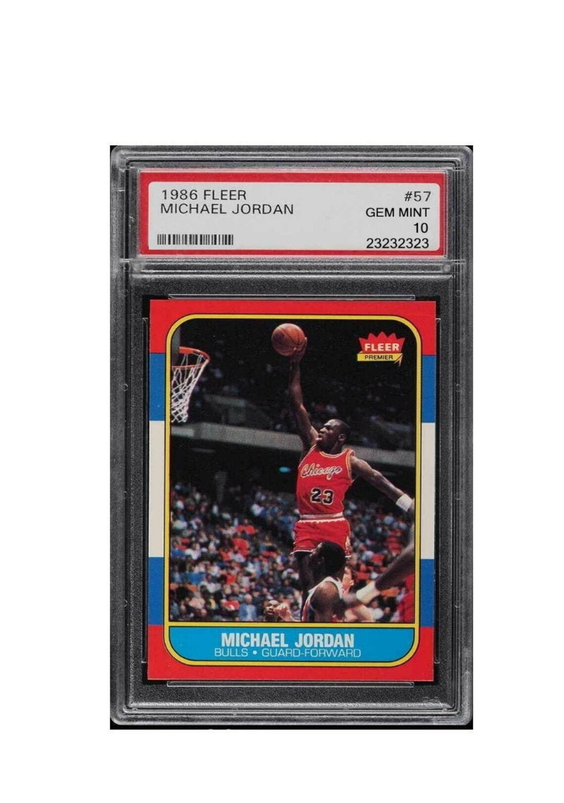michael jordan fleer premier 57 of 132