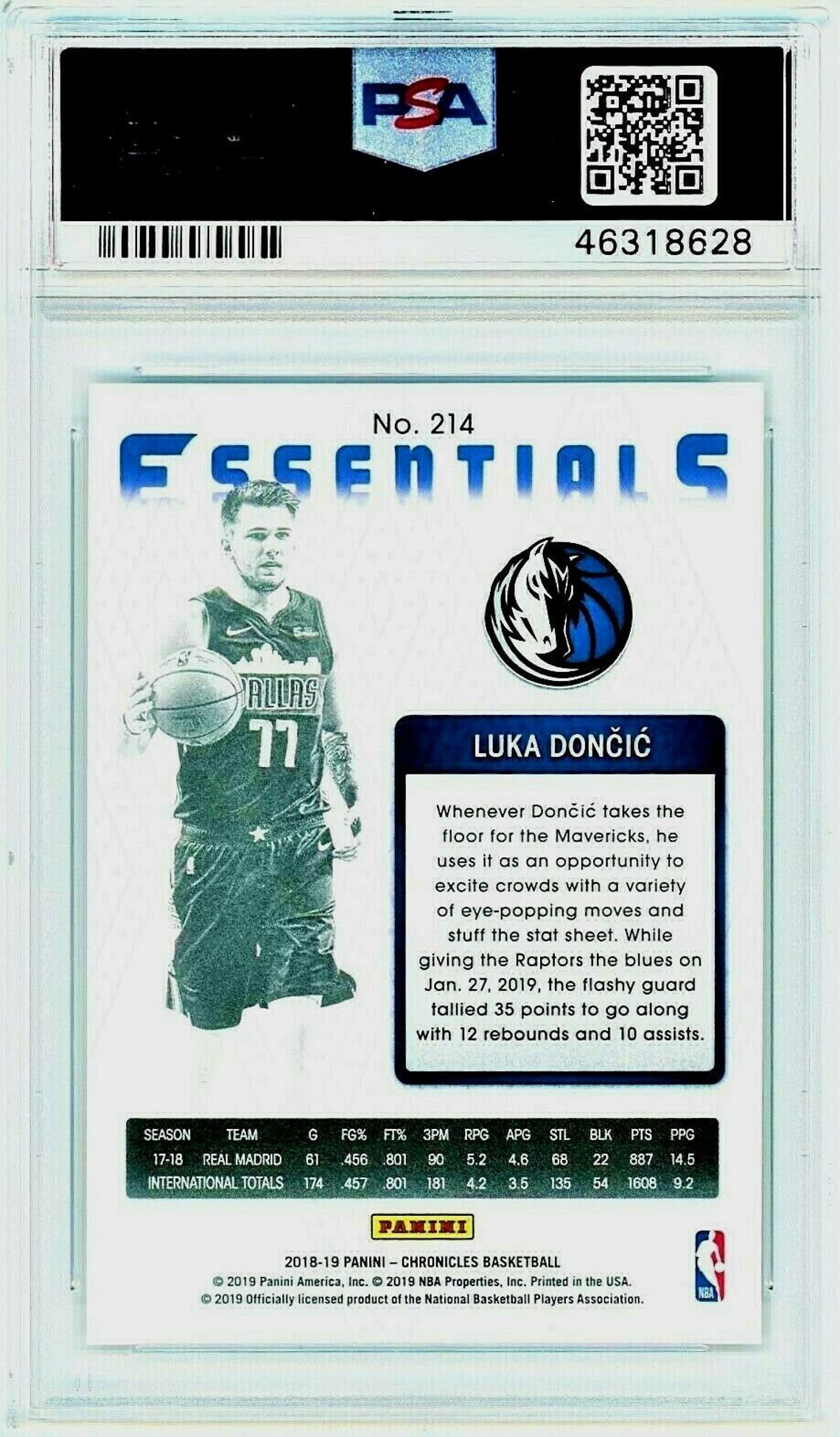 Luca Doncic Rookie Card