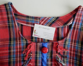 Plus Size, Tartan Dress, One of a Kind