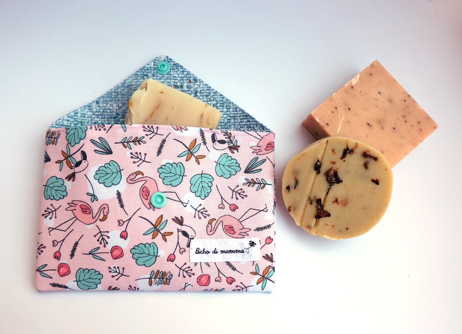 Solid soap travel pouch shampoo bar deodorant bar case Etsy