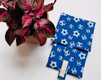 Personalized Soccer Sandwich Wrap: Reusable Waterproof Food Wrapper