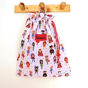Sac à dos brodé, sac de rentrée pour fille, sac imperméable personnalisé pour enfant, sac de bain, sac de sport, sac de chambre d'enfant, super filles