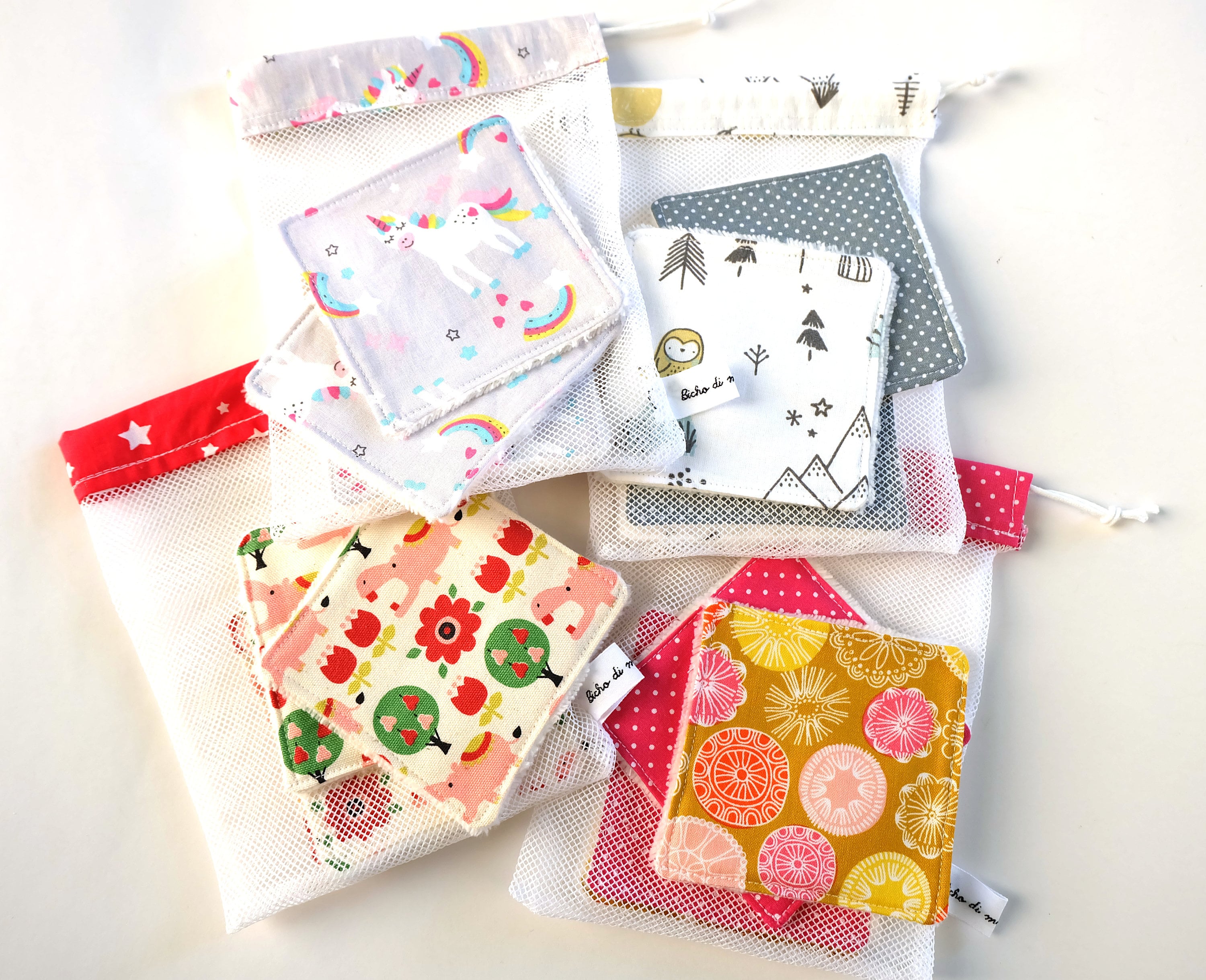 Reusable Cotton Face Pads With Mesh Bag Eco Friendly Face Etsy UK