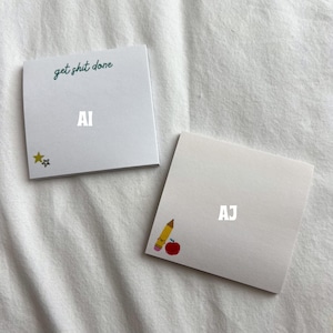 Cute Sticky Notes with 50 Sheets, Small Sticky Notes, Office Supplies, Planner Essentials, Post Its, Cute Post Its, Aesthetic WFH Esssential image 9