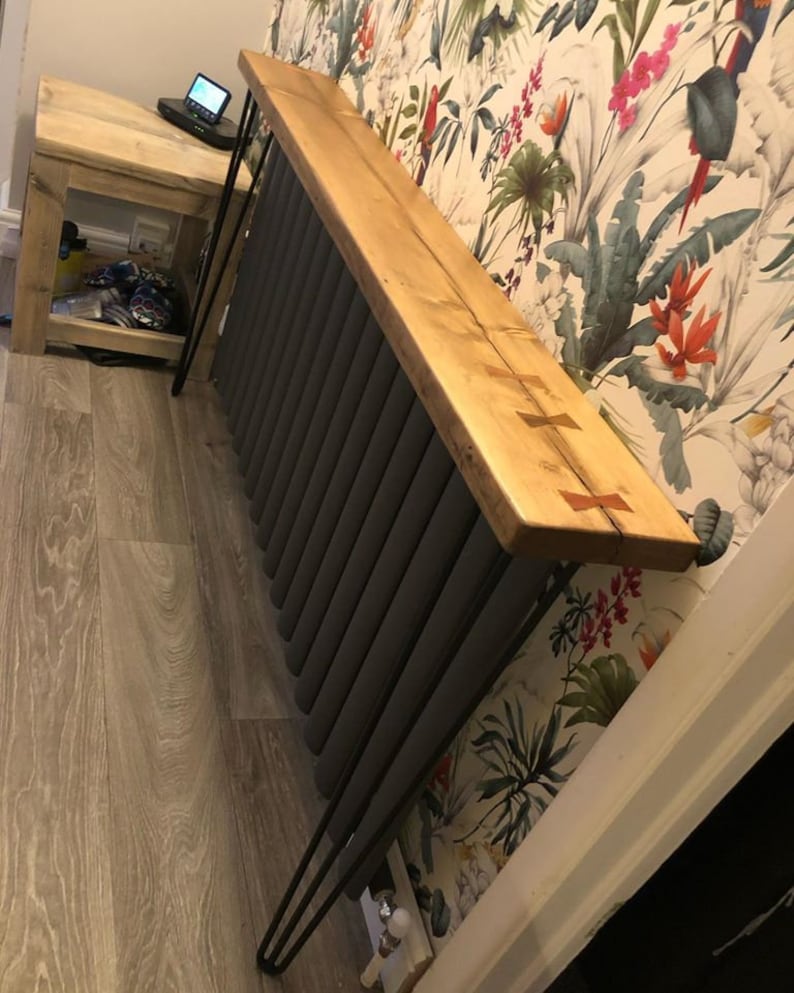 Console Table Over Radiator Table Hallway Table on Hairpin Etsy UK