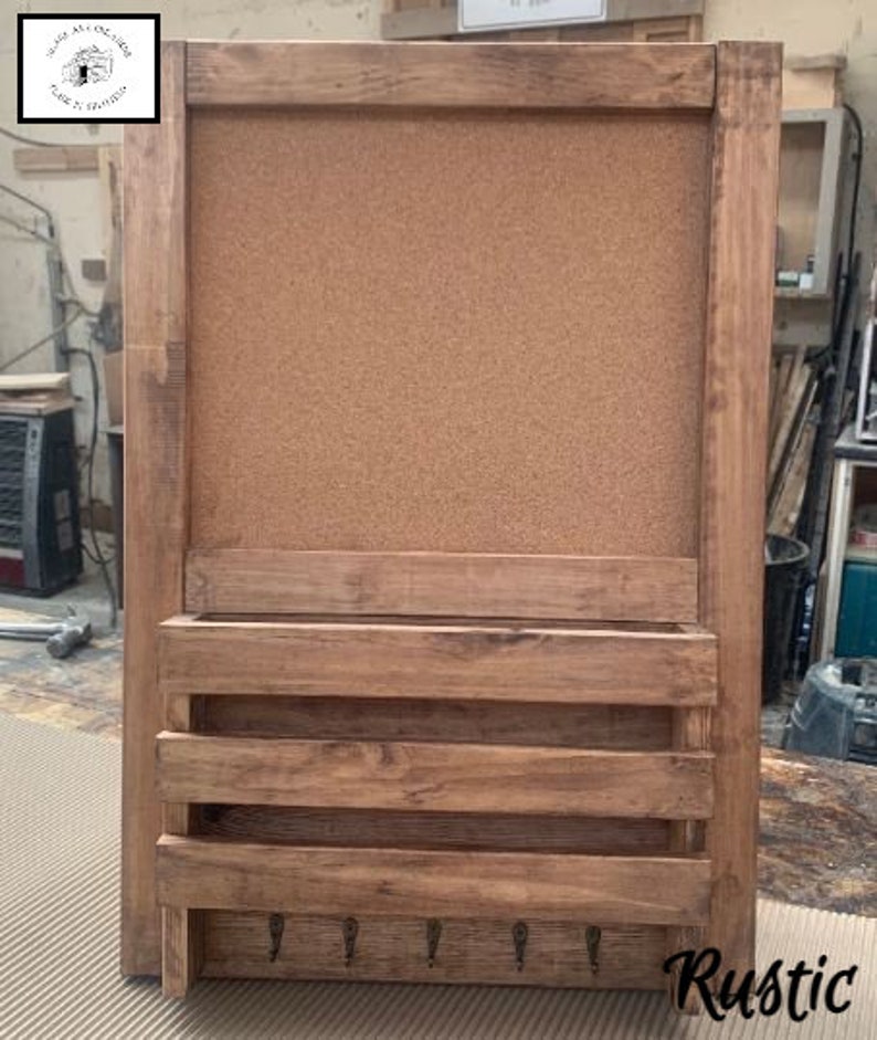 Wall Hanging Rustic Corkboard Kitchen Notice Board Etsy UK