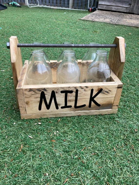Acheter Bouteille de lait en bois pour jeu enfant