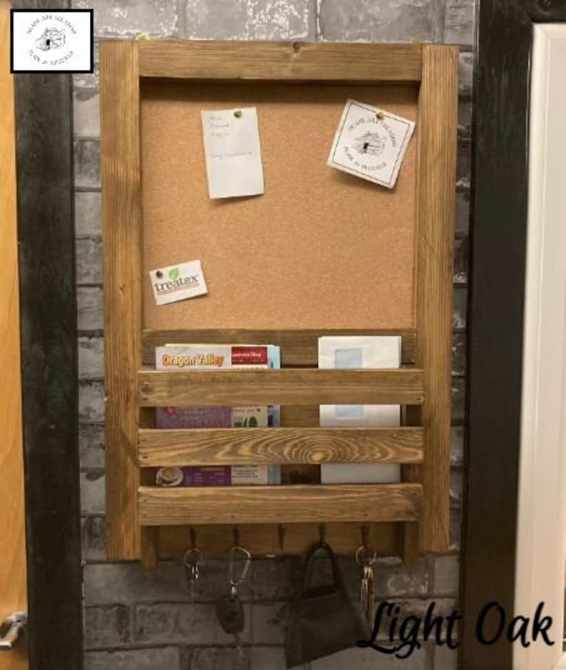 Wall Hanging Rustic Corkboard Kitchen Notice Board Etsy UK