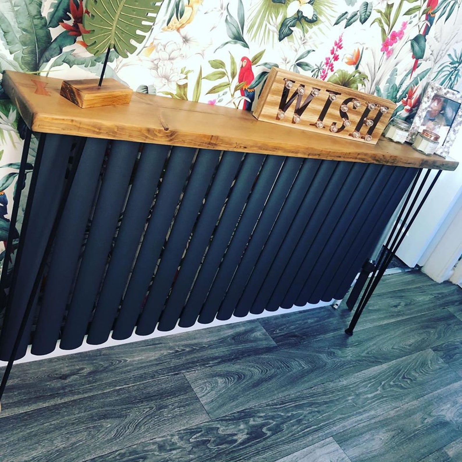 Console Table Over Radiator Table Hallway Table on Hairpin Etsy UK
