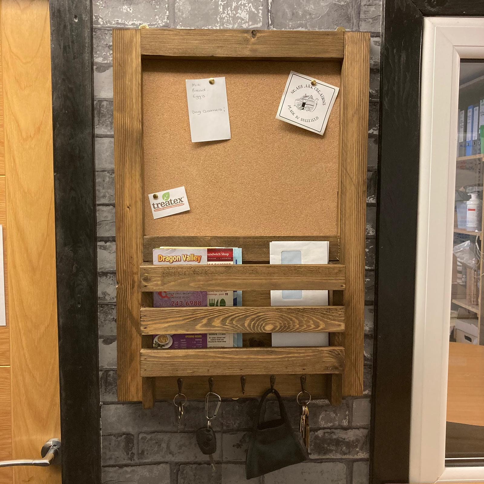 wallpapers Kitchen Notice Board wall hanging rustic corkboard kitchen notice board organiser message board letter rack stationery storage key holder hooks