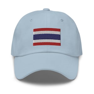 Embroidered Flag of Thailand Dad Hat Baseball Cap