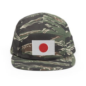 Embroidered Flag of Japan 5-Panel Hat Cap