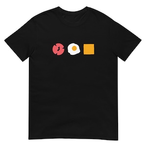 New Jersey Taylor Ham or Pork Roll Egg and Cheese Short Sleeve T-Shirt