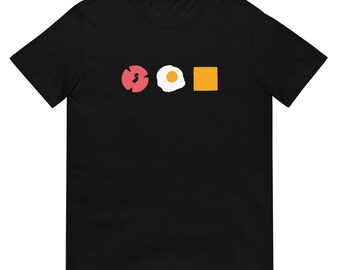 New Jersey Taylor Ham or Pork Roll Egg and Cheese Short Sleeve T-Shirt