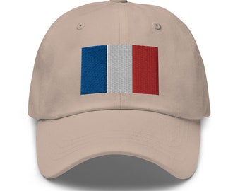 Embroidered Flag of France Dad Hat Baseball Cap - Etsy