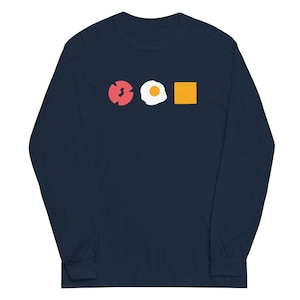 New Jersey Pork Roll or Taylor Ham, Egg and Cheese Long Sleeve Shirt