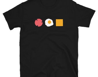 Pork Roll or Taylor Ham, Egg and Cheese Short-Sleeve Unisex T-Shirt
