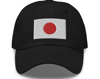 J刺繍キャップ 日本国旗付き 日の丸 日本国旗 刺繍入り コットン ベースボールキャップ 調節可能
