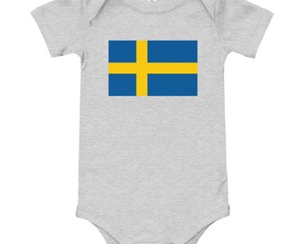 Custom Flag Baby One Piece Bodysuit, choose your country or state flag