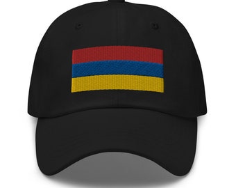 Embroidered Flag of Armenia Dad Hat Baseball Cap