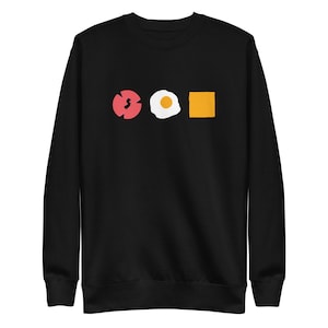New Jersey Pork Roll or Taylor Ham Egg and Cheese Premium Sweatshirt