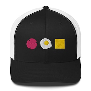 Pork Roll or Taylor Ham Egg and Cheese 6-panel Trucker Hat