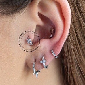 Turtle tragus earring 2025