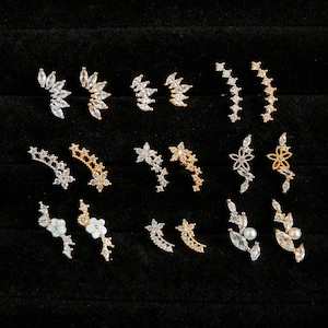 Silver Helix Earring, Silver Cartilage Earring, Silver Stud Earring, Helix Stud, Tragus, Conch, Gold Earrings, Barbell Earring, Body Jewelry