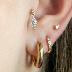 Solid Gold Tragus Etsy Australia