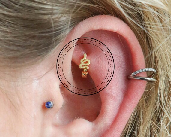 Tragus Piercing Tragus Jewelry Conch Piercing Monogram -  Israel