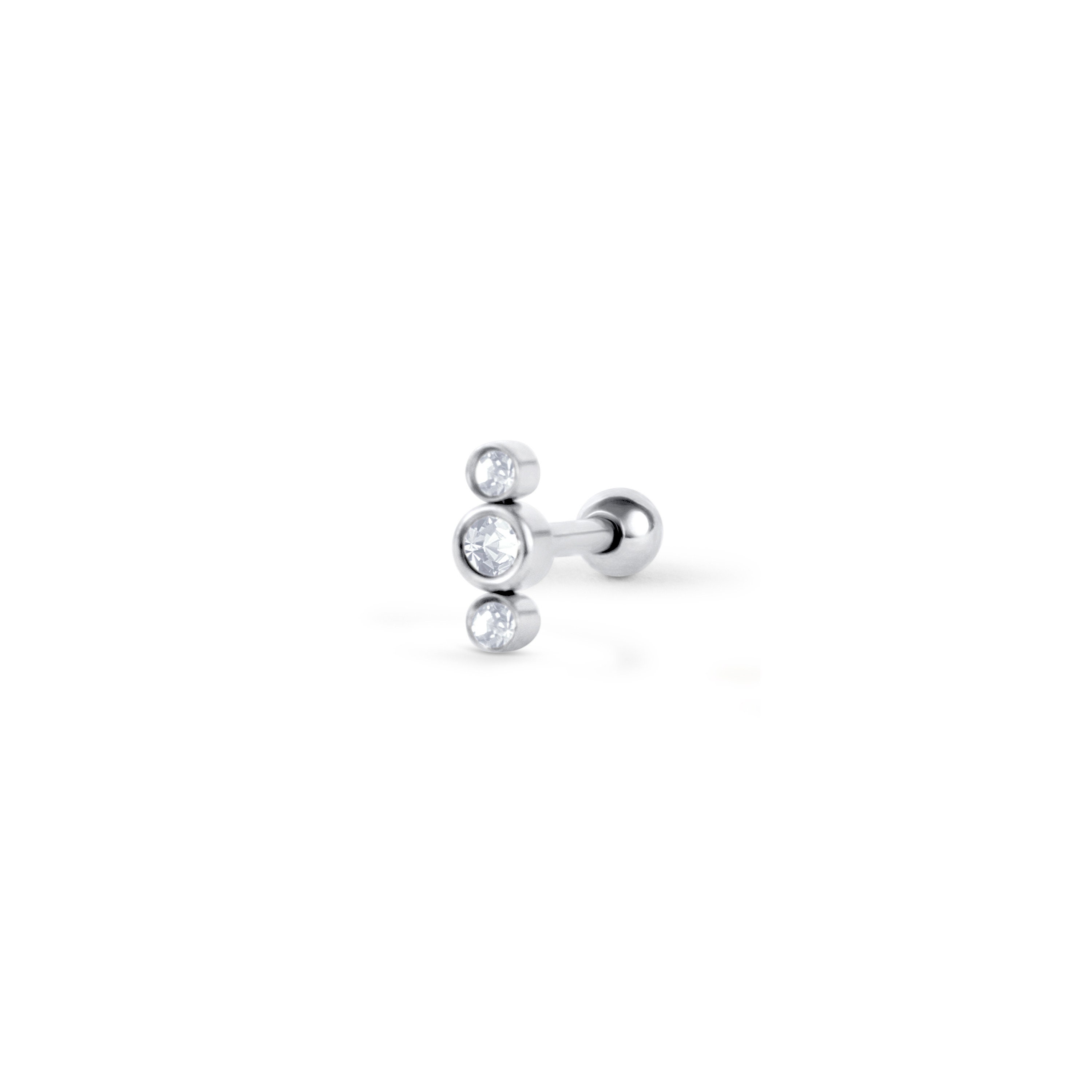 Solstice Barbell Stud Earring Helix Piercing Helix Tragus Etsy