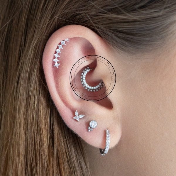 Daith Earring Hoop Etsy
