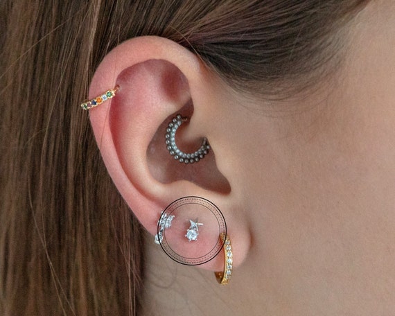 Two-Step Earring - Flat Back - Single – WWAKE