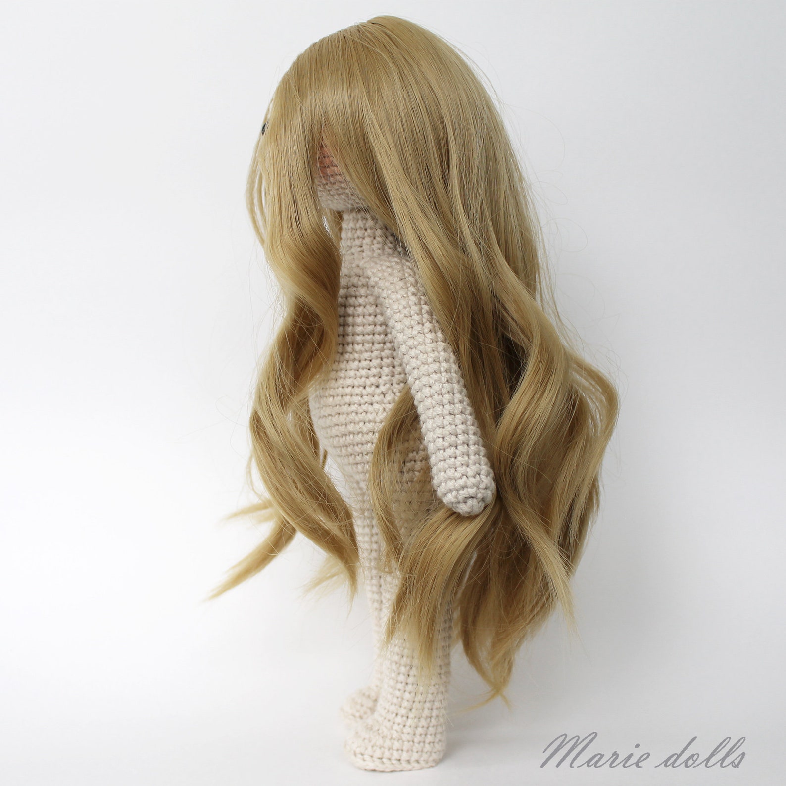 Blank doll body. Кnitted doll cloth doll body with face Etsy