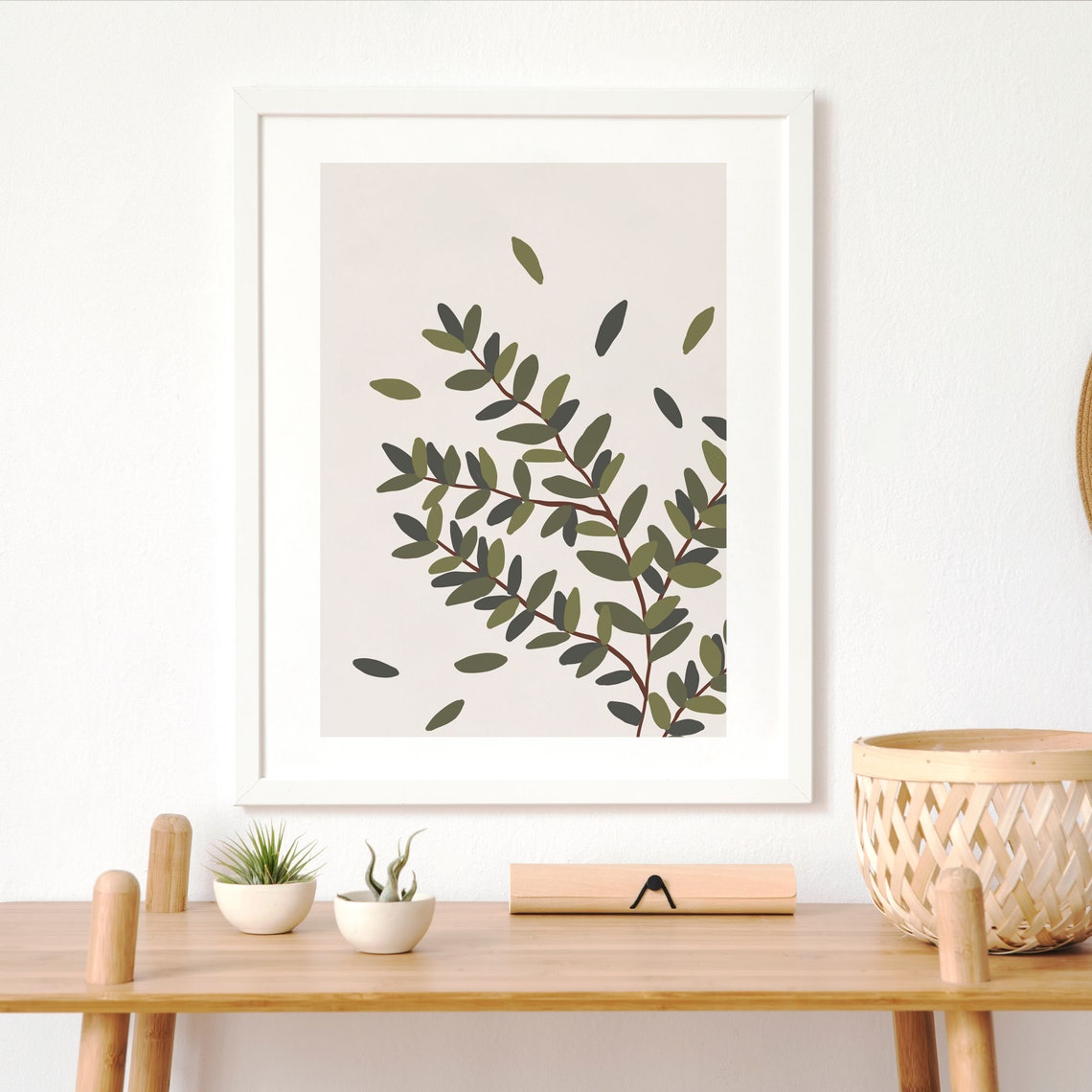 Modern plant printable wall art House plant print Plant wall Etsy
