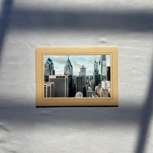 Ben's Eye View - Philadelphia City Hall, Philly Skyline, Reisefotografie, leere Grußkarte für jeden Anlass