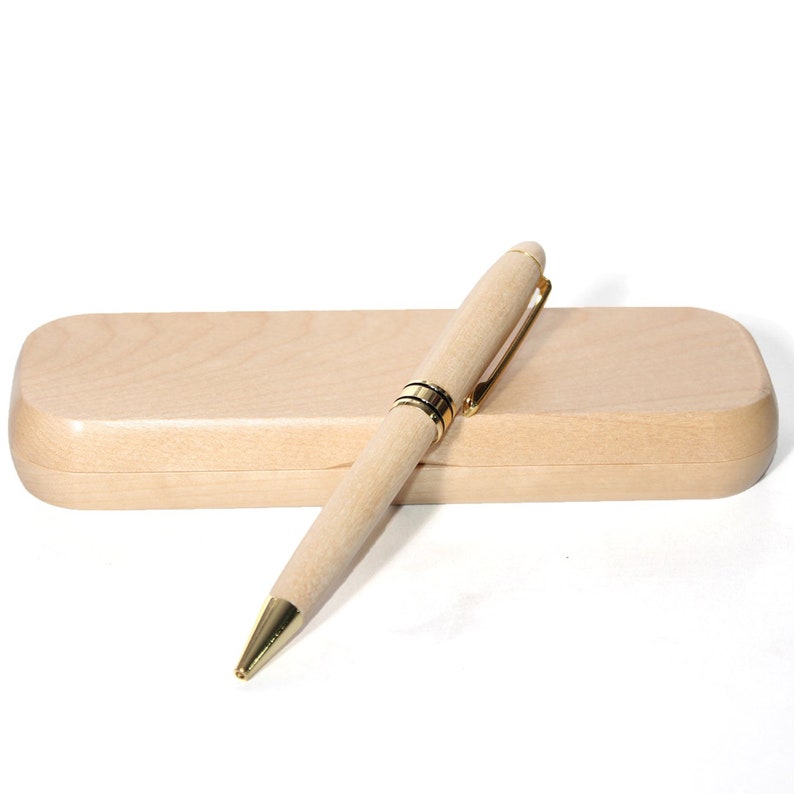 Helicopter Curved Wood Pen Set Black Ball Point Pens Personalised 177 Helicopter Curved Wood Pen Set Black Ball Point Pens Personalised 177