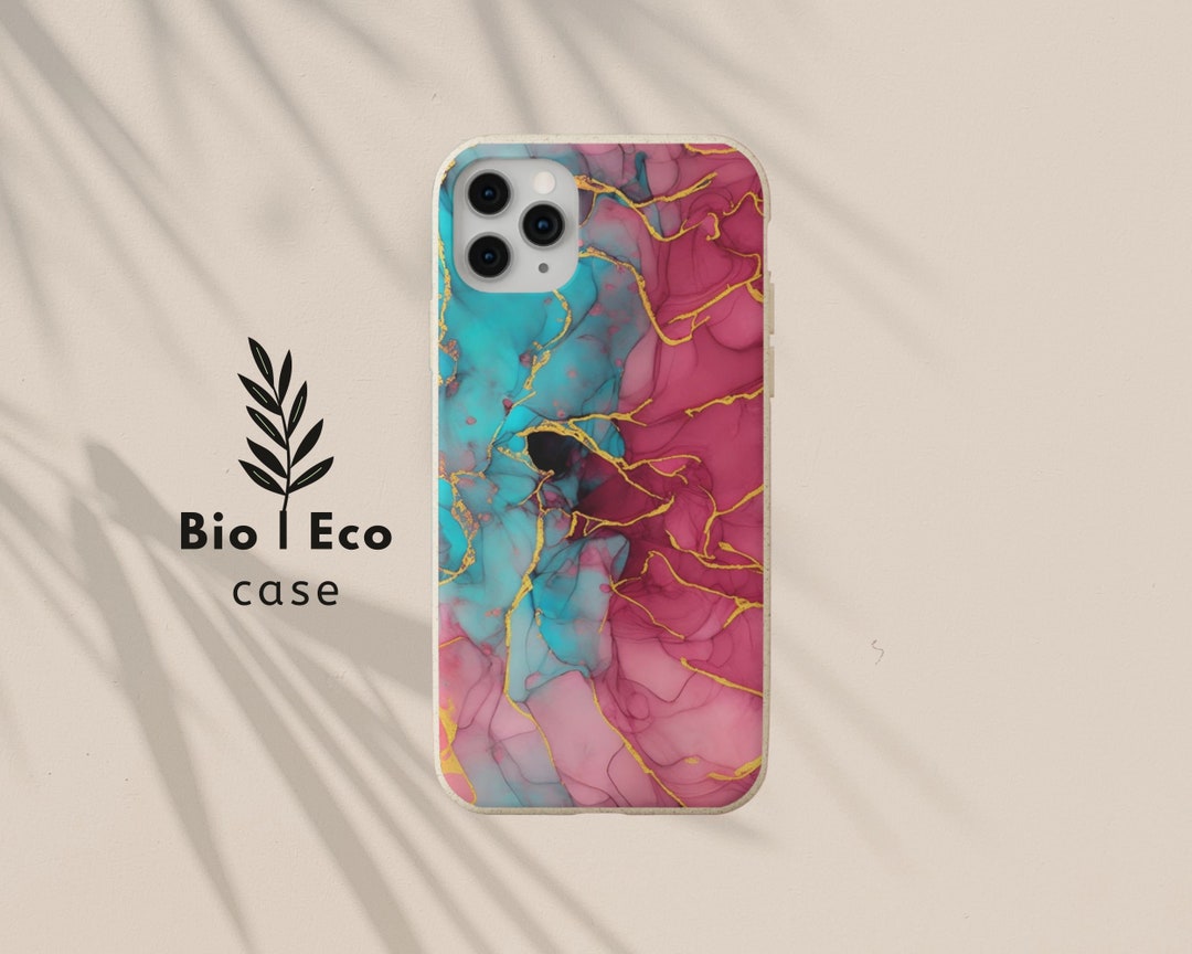 Eco iPhone Case, Eco Friendly Bamboo Phone Cover for iPhone 15, 14, 13, 12, 11, SE, Compostable