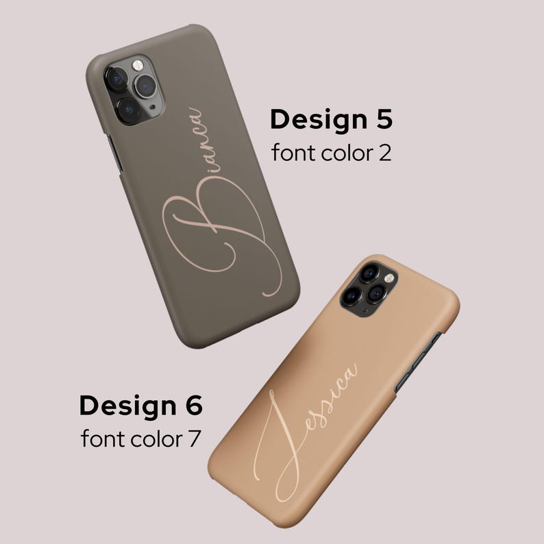 Custom initial iPhone case in natural, earthy colors. Available for latest models including iPhone 16 and 15. Slim design with glossy or matte options. MagSafe friendly. Personalized tech gift idea.