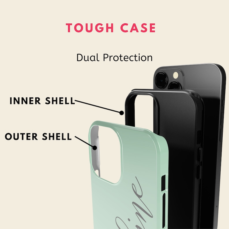 Personalized Case for iPhone 14 13 12 11 Plus Pro Max Mini, Pixel 7, Galaxy S22 S21 S20 Ultra Plus, Custom Cursive Handwritten Script Name