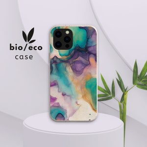 Eco Friendly Phone Case, Plastic Free Compostable Case, iPhone 16 15 14 13 12 Pro Max Mini, Samsung Galaxy S25 Ultra Plus, Bio iPhone Case